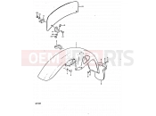 SUZUKI GP125 C (1978) 82 - FRONT FENDER (GP125C, GP125N)