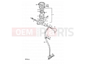 SUZUKI GP125 D (1983) 64 - MASTER CYLINDER (GP125X/D)
