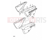 SUZUKI GP125 N (1992) 68 - FRAME COVER (GP125UCE14, GP125UNE14)