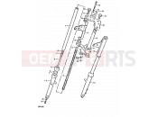 SUZUKI GP125 N (1992) 71 - FRONT FORK (KAYABA)(GP125N, GP125UN)