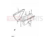 SUZUKI GP125U X (1999) 50 - FRAME COVER (MODEL D)