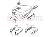SUZUKI GS1000 C (1978) 34 - FUEL TANK