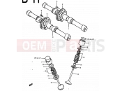 SUZUKI GS1000 N (1992) 10 - CAM SHAFT - VALVE