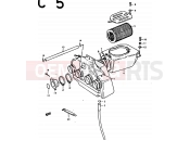 SUZUKI GS1000 N (1992) 14 - AIR CLEANER