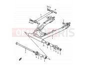 SUZUKI GS1000 N (1992) 49 - REAR SWINGING ARM