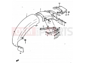 SUZUKI GS1000 N (1992) 51 - REAR FENDER