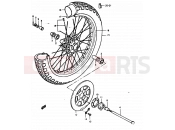 SUZUKI GS1000 N (1992) 41 - FRONT WHEEL (GS1000C, N)