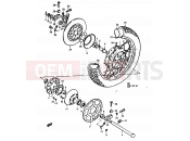 SUZUKI GS1000 N (1992) 52 - REAR WHEEL (GS1000C, N)