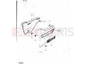 SUZUKI GS1000G T (1996) 59 - FRAME COVER (MODEL X)