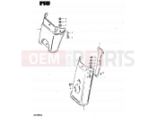 SUZUKI GS1000G T (1996) 74 - REAR FENDER EXTENSION