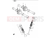 SUZUKI GS1100G F (1985) 9 - CAM SHAFT - VALVE