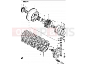 SUZUKI GS1100G F (1985) 14 - CLUTCH