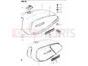SUZUKI GS1100G F (1985) 34 - FUEL TANK