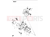 SUZUKI GS1100G F (1985) 47 - FRONT CALIPERS