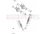 SUZUKI GS1100GK D (1983) 11 - CAM SHAFT - VALVE