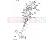 SUZUKI GS1100GK D (1983) 48 - STEERING STEM (GS1100GK2/GKD)