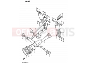 SUZUKI GS1100GK D (1983) 57 - REAR SWINGING ARM