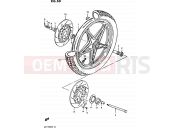 SUZUKI GS1100GK D (1983) 50 - FRONT WHEEL