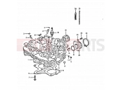 SUZUKI GS250T T (1999) 2 - CYLINDER HEAD