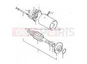 SUZUKI GS250T T (1999) 18 - STARTING MOTOR