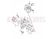 SUZUKI GS250T T (1999) 45 - FRONT CALIPERS