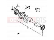SUZUKI GS400 C (1978) 8 - CRANKSHAFT BALANCER