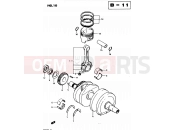 SUZUKI GS425E N (1982) 10 - CRANKSHAFT
