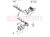 SUZUKI GS425E N (1982) 33 - TURN SIGNAL LAMP (E15)