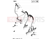SUZUKI GS425E N (1982) 81 - FRONT BRAKE HOSE (E34)
