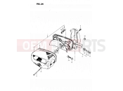 SUZUKI GS450L T (1996) 34 - REAR COMBINATION LAMP