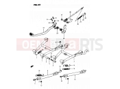 SUZUKI GS450L T (1996) 42 - STAND - REAR BRAKE