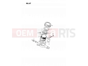 SUZUKI GS450L T (1996) 67 - MASTER CYLINDER (MODEL T, X)