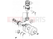 SUZUKI GS450E D (1983) 7 - CRANKSHAFT