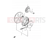 SUZUKI GS450E D (1983) 9 - STARTER CLUTCH