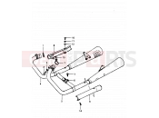 SUZUKI GS450E D (1983) 14 - MUFFLER