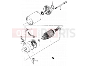SUZUKI GS450E D (1983) 18 - STARTING MOTOR