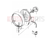 SUZUKI GS450E D (1983) 24 - HEADLAMP
