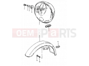 SUZUKI GS450E D (1983) 37 - HOUSING HEADLAMP - FRONT FENDER