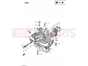 SUZUKI GS450L Z (1982) 3 - CYLINDER HEAD