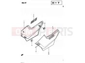 SUZUKI GS450L Z (1982) 57 - FRAME COVER (GS450SZ E06, E24, E34, E39)