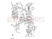 SUZUKI GS450S D (1984) 12 - CARBURETOR