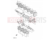 SUZUKI GS450S D (1984) 16 - TRANSMISSION