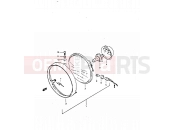 SUZUKI GS450S D (1984) 24 - HEADLAMP (E02, E75)