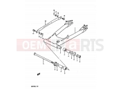 SUZUKI GS450S D (1984) 62 - REAR SWINGING ARM