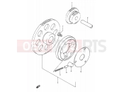 SUZUKI GS500E L (1990) (E28) 9 - STARTER CLUTCH