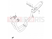 SUZUKI GS500E L (1990) (E28) 14 - MUFFLER
