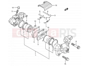 SUZUKI GS500E L (1990) (E28) 50 - REAR CALIPER (MODEL K/L/M/N)