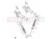 SUZUKI GS500E N (1992) (E28) 10 - CAM SHAFT - VALVE
