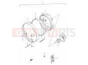 SUZUKI GS500E T (1996) (E28) 24A - HEADLAMP (MODEL R/S/T)