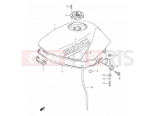 SUZUKI GS500E X (1999) 33A - FUEL TANK (MODEL W/X)